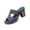 Blue_019, variant on Domuza Block Heel Sandals for Women 2026 Summer Open Toe Chunky Platform Wedges Non-Slip Casual Hollow Out Lightweight Shoes Black 7.5（EU-39）