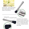 thumbnail image 4 of Toystoory 2019 Cool Acero inoxidable Swizzle Stick Barra trituradora de hielo Broken Ice-lolly Lemon Hammer Club Bar Suministros Trituradora de Barra de herramientas 1 21cm, 4 of 6