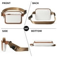 thumbnail image 5 of KALUNMA Vegan Leather Belt Bag for Women Fanny Pack Crossbody with Adjustable Strap Fashion Waist Packs, 5 of 7