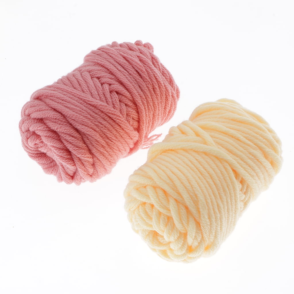 20pcs 4mm Punch Yarn Embroidery Yarn Thread Crafts Making Mixed Color