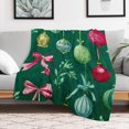 thumbnail image 5 of RKSupls Christmas Throw Blanket,Soft Warm Fannel Balls Ornament Blankets Gift for Home Bed Sofa Couch Decor,50x60 in, 5 of 9