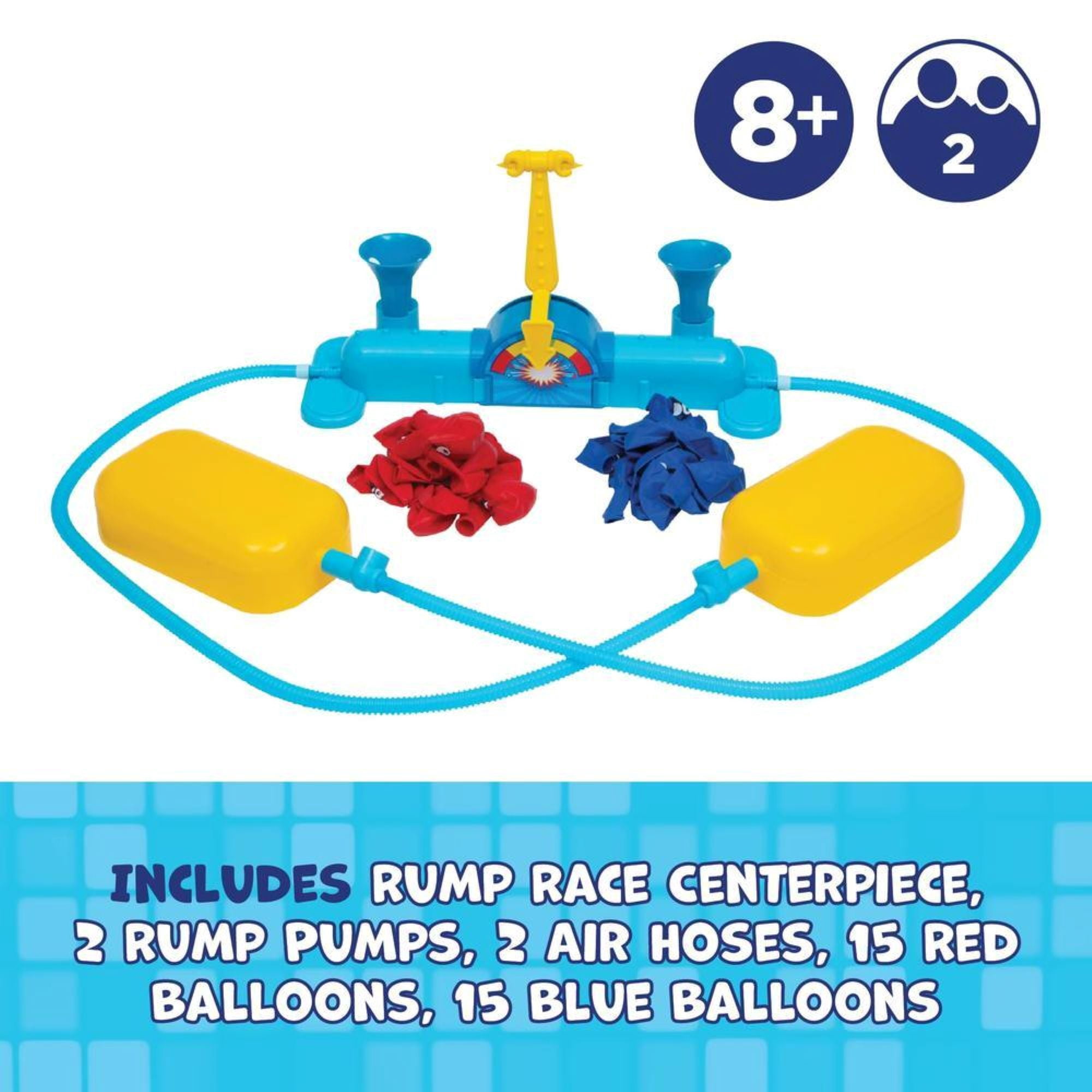 PlayMonster Rump Race, A Fun Family Balloon Popping Board Game, Children Ages 8 and Up
