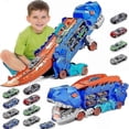 thumbnail image 1 of Dinosaur Transport With Metal Cars, City Dinosaur Ultimate Hauler Track Toy, 1 of 5
