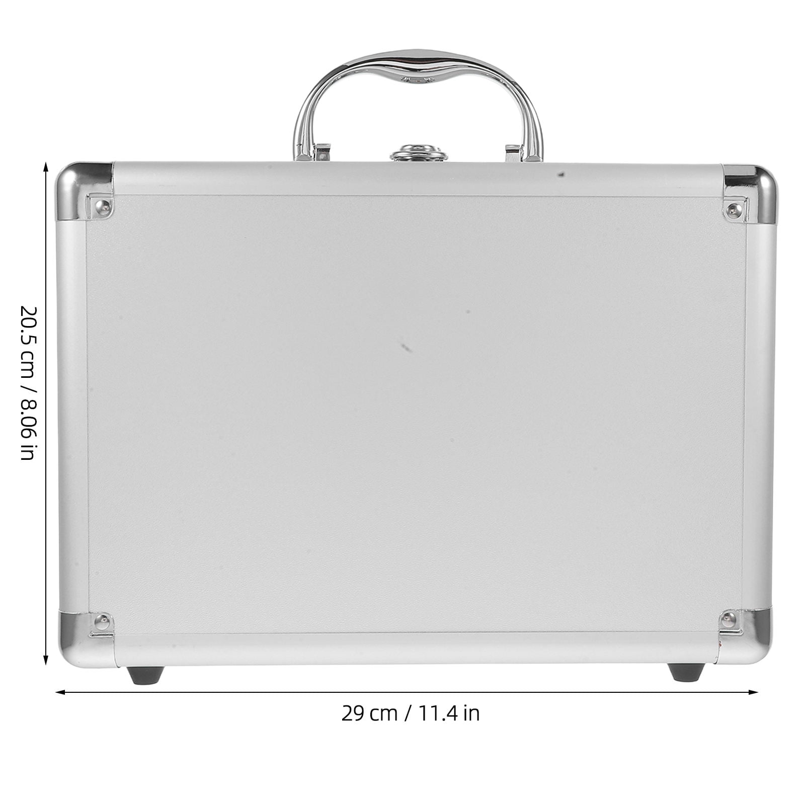 Pawsdot Aluminum Alloy Small Briefcase with Convenient Handle for Professionals and Travel