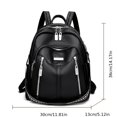 thumbnail image 3 of PRIYAL Solid Color Simple Trendy Versatile Women's Backpack, Large Capacity for Outings, Commuting, Shopping, Travel, and Casual Use, 3 of 13