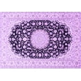 thumbnail image 1 of Ahgly Company Indoor Rectangle Medallion Purple Traditional Area Rugs, 5' x 8', 1 of 4