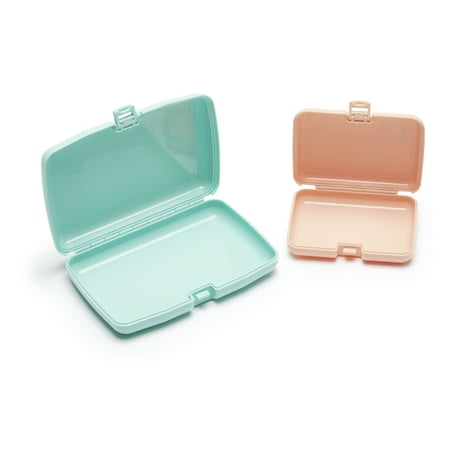 Caboodles Care Pack and Little Bit Organizer, Peach/Seafoam
