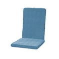 thumbnail image 2 of Fundas elásticas para sillas de comedor con falda | Protector de asiento de spandex y poliéster para cocina, bodas, banquetes | Compatible con sillas Parson estándar | Lavable | Gris, blanco, azul, 2 of 8