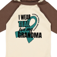 thumbnail image 4 of Inktastic I Wear Teal for My Grandma Ovarian Cancer Awareness Boys or Girls Long Sleeve Baby Bodysuit, 4 of 5