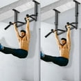 thumbnail image 2 of Heavy Duty Welded Pull Up Bar, Versatile Doorway Wall Mount, Joist Mounted, and Ceiling Mounted Chin Up Bars, Thick Metal Sturdy Construction for Full Body Workouts Support 500 lbs, 2 of 15