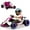 Rose Pink, variant on Funride 24V Go Kart Ride on Toys Electric Go Kart for Boys Girls Age 6-12 Years Old, Rose Pink