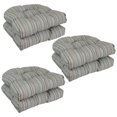thumbnail image 2 of Blazing Needles 19-inch Premium Olefin Tufted Outdoor Chair Cushions (Set of 6), 2 of 2