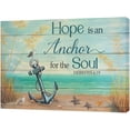thumbnail image 2 of Anchor Bathroom Wall Art Sea Turtle Nautical Beach Ocean-Themed Pictures Wall Decor Bible Motivational Quotes Canvas Print Christian Artwork for Home Office Living Room Bedroom 16"x12", 2 of 6