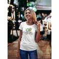 thumbnail image 2 of Donut And Coffee On Bike T-Shirt Women -Image by Shutterstock, Female Small, 2 of 4