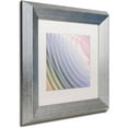 thumbnail image 2 of Trademark Fine Art "Satin VI" Canvas Art by Color Bakery White Matte, Silver Frame, 2 of 4