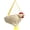 Beige, variant on Jiibva Plush Chicken Purse Cute Chicken Bag Cartoon Hen Shoulder Bag Handbag Funny Animal Crossbody Bag Handbag Purse