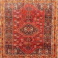 thumbnail image 1 of Ahgly Company Indoor Square Traditional Red Persian Area Rugs, 4' Square, 1 of 6