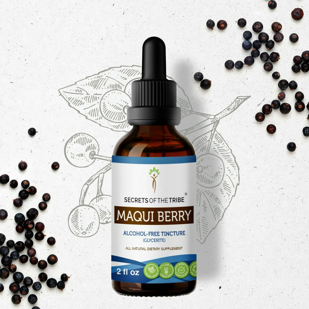 Maqui Berry Tincture AlcoholFREE Extract, Organic Maqui Berry