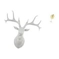 thumbnail image 5 of Deer Head Wall Decoration Leaf Sculpture Elk Statue Durable Iron Artwork for Hotel Bedroom Office Spaces, 5 of 8