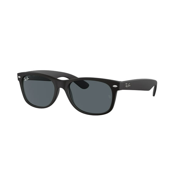 Sunglasses Ray-Ban RB 2132 F 622/R5 New Wayfarer Rubber Black Blue