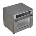 thumbnail image 1 of KFFKFF 12-IN-1 Air Fryer Toaster Oven, 25L Convection Oven, 1700W Stainless Steel Toaster Ovens Countertop Combo with Grill, Pizza Pan, Gloves, 12 Slices Toast, 12-inch Pizza, Home and Commercial Use, 1 of 9