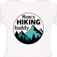 thumbnail image 4 of Inktastic Mom's Hiking Buddy with Mountains and Trees Boys or Girls Long Sleeve Baby Bodysuit, 4 of 5