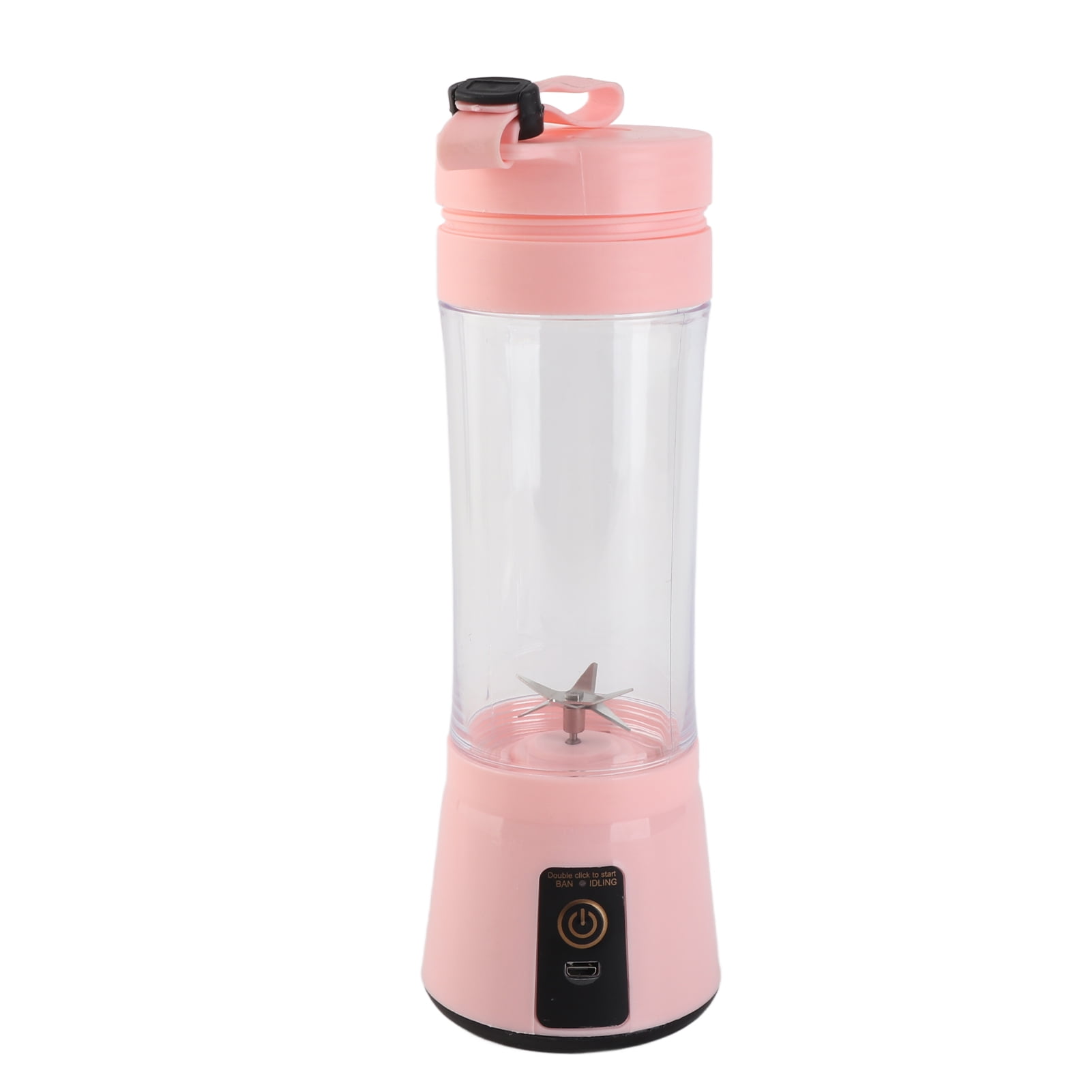 Portable Blender, Blender Cup USB Rechargeable Stable Performance Pink  for Juices