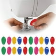 thumbnail image 1 of Oliegs Heated Blanket Colorful Thumb Plastic Threader Sewing Machine Needle Threader Thumb Sewing Accessories Tool Assortment Pack Of 20pcs Chocolate, 1 of 5