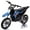 Blue Brushed Version, variant on Pinypikaka 36V Electric Dirt Bike for Kids, Ride on Motorcycle 350W Brushless Motor Fast Speed 15.5MPH w/ LED Headlight, Leather Seat, Front+Back Brake for Teens Max Load 175lbs, Black
