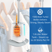 Salav Complete Garment Steamer With 6 Steam Settings