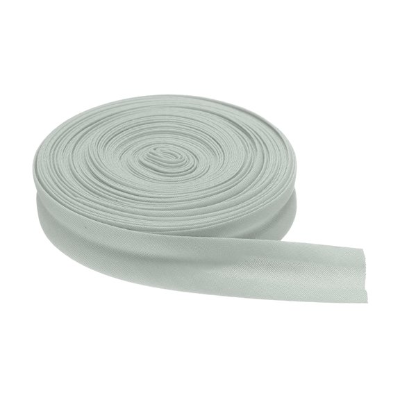 Uxcell 11 Yards Single Fold Bias Tape 9/16 inch Sewing Bias Tape Seam Binding Tape Hemming Tape for DIY Crafts Light Grey