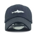 thumbnail image 3 of Gorra de béisbol bordada con tiburón, color sólido, curvada a lo largo, de algodón puro, lavada, informal, para hombres y mujeres, de estilo europeo y americano, 3 of 5