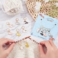 thumbnail image 5 of 12 Pcs Cow Stitch Markers 6 Colors Alloy Enamel Cow Crochet Stitch Marker Charms Removable Locking Stitch Marker for Knitting Weaving Accessories, 5 of 8