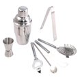 thumbnail image 3 of Stainless Steel Cocktail Shaker Mixer Drink Bartender Martini Tool Bar Set Kit, 3 of 5