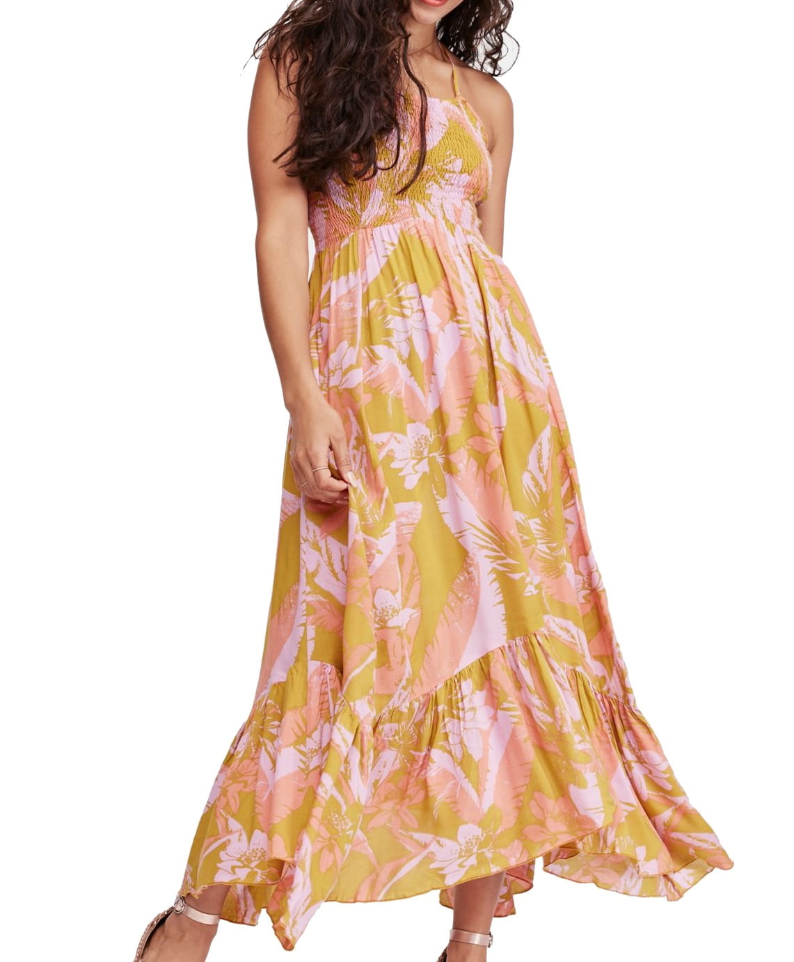 Free People Womens Maxi Dress Large 