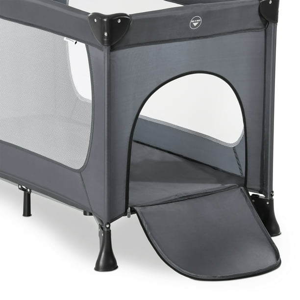Hauck Dream N Play Plus Travel Pack Cot Babies Toddlers Up To 33 Pounds Grey