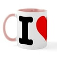 thumbnail image 2 of CafePress - I Heart Music Mug - 11 oz Ceramic Mug - Novelty Coffee Tea Cup, 2 of 6