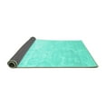 thumbnail image 2 of Ahgly Company Indoor Rectangle Abstract Turquoise Blue Contemporary Area Rugs, 7' x 9', 2 of 4