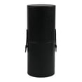 thumbnail image 1 of Cubo portátil de cuero de almacenamiento de brochas de maquillaje de pu con hebilla oculta de cuatro colores, 1 of 5