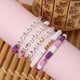 thumbnail image 2 of Conjunto de pulsera bohemia Pulsera de cuentas rebanadas de cerámica blanda colorida con estrella de cinco puntas dorada Pulsera de cerámica blanda, 2 of 5