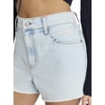 thumbnail image 4 of Mills by Millie Bobby Brown Women's Denim Boyfriend Shorts, Sizes 00-18, 4 of 6