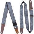 thumbnail image 2 of shiyou-Adjustable Guitar Strap Includes 2 Strap Locks & 2 Matching Picks & 1 Picks Holder & 1 leather Strap Button(1-Carving Blue), 2 of 4