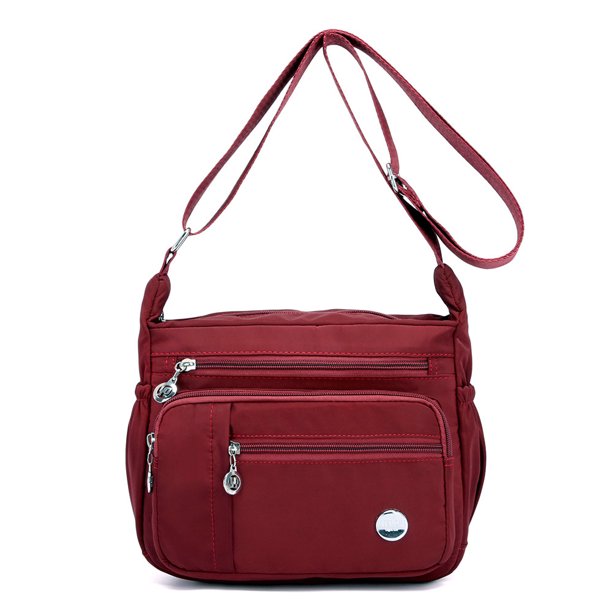 Bolso bandolera de hombro de moda informal para mujer, bolso para madre, bolso de tela Oxford de gran capacidad para mujer de mediana edad y mayores