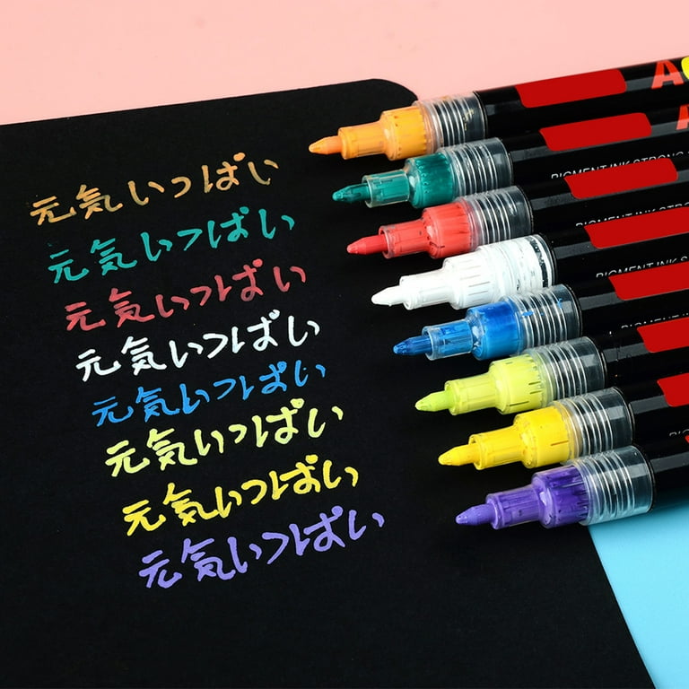 1 Set Medium Tip Marker Pen Fade Resistant Plastic Enjoy Writing Marker  Painting Pens for Kids Multi-color Plastic 