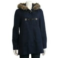 thumbnail image 3 of Coffeeshop Hooded Toggle Coat with Faux Fur Trim, 3 of 4