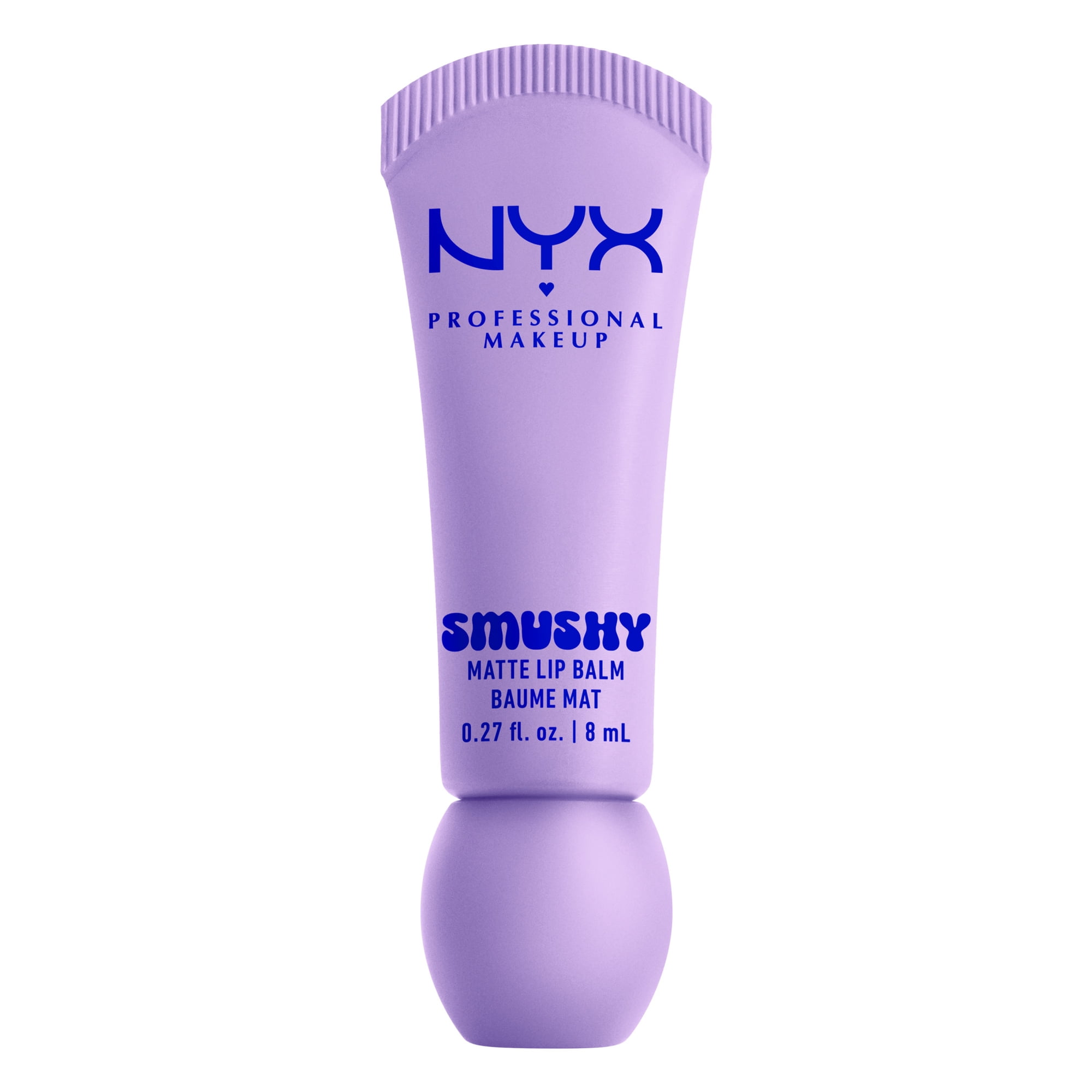 NYX Professional Makeup Smushy Matte Lip Balm, Sugar Smush, Clear, 0.27 fl oz
