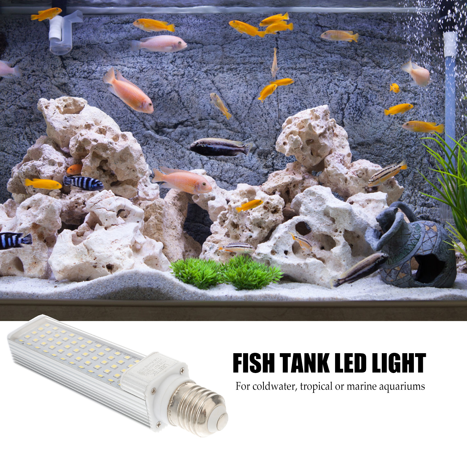 aa tuv e27 11w aquarium bulb