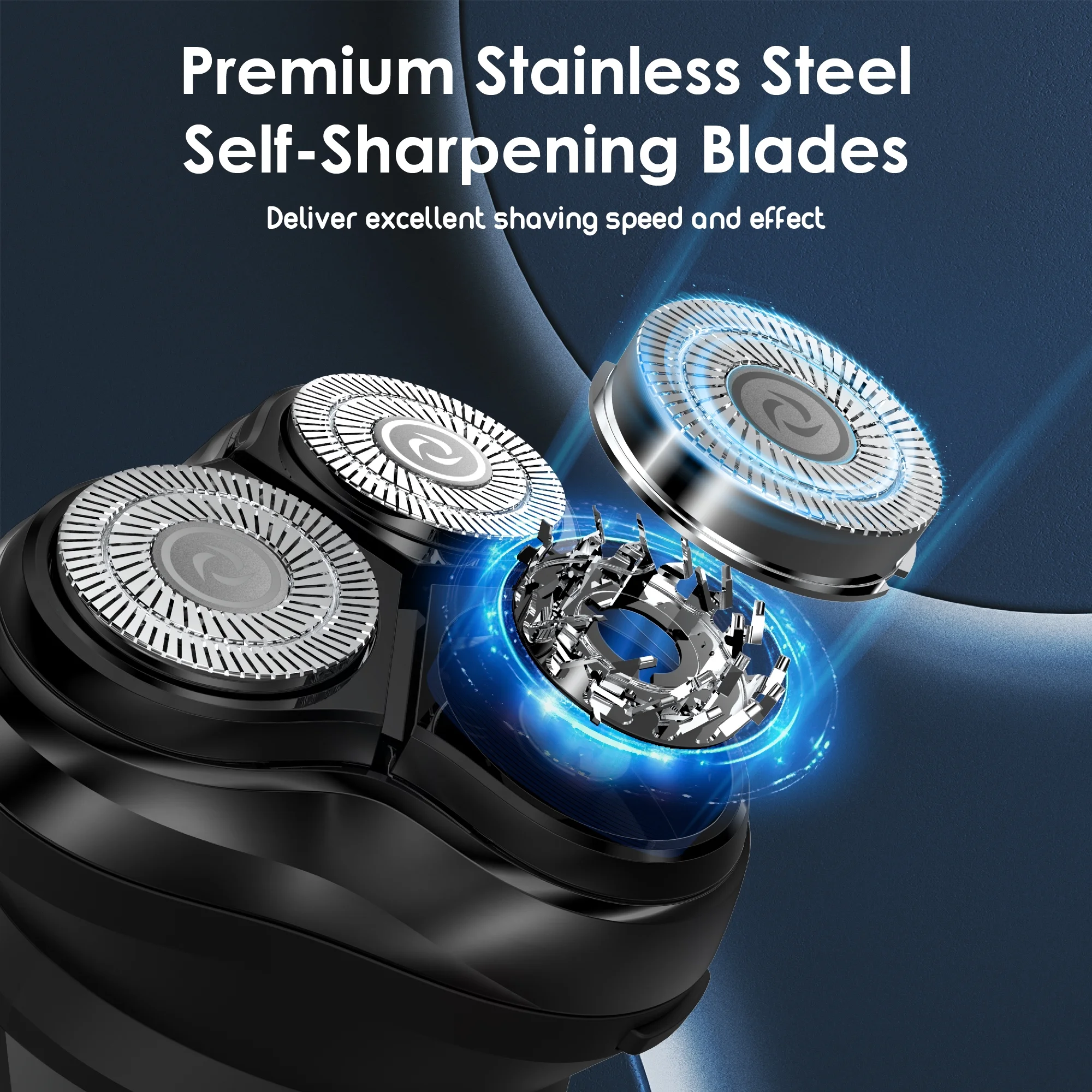 Nicebay Electric Razor, 4D Floating Head Wet/Dry Shaver photo 6
