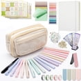thumbnail image 1 of Kit para llevar un diario bíblico, suministros de estudio bíblico Vienrose, 75 tabletas, 1 of 7