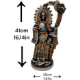 thumbnail image 3 of MORIN Imágenes |Santa Muerte Azteca| 41CM |(Hueso), 3 of 5
